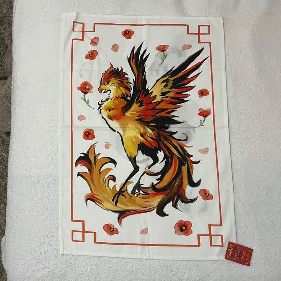 OwlCrate The Poppy War Tea Towel - R.F. Kuang July 2025 'Born from the Ashes' - Picture 10 of 10